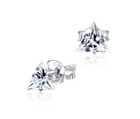 Stud Earring Triangle CZ ECS-02-5